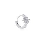 North Star Single Piercing Earring in stainless steel | MY KOSMIMA