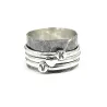 Spinner ring with monograms Spinner ring with monograms