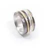 Δαχτυλίδι spinner 10mm με 3 δακτυλίους