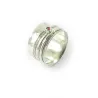 Δαχτυλίδι spinner 10mm με 2 δακτυλίους με swarovski Δαχτυλίδι spinner 10mm με 2 δακτυλίους με swarovski