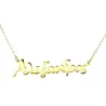Sterling silver necklace with your name with silver chain Sterling silver necklace with your name with silver chain