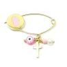 Gold K14 brooch