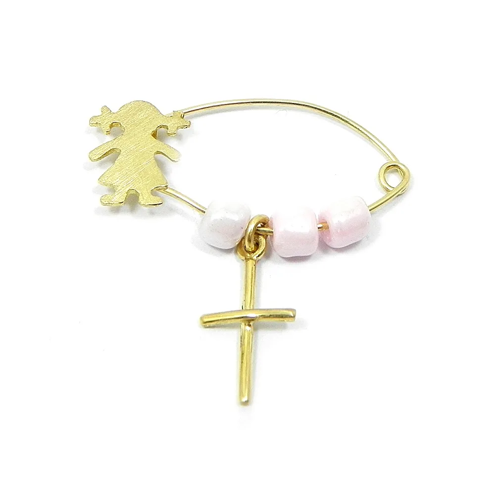 Gold K14 brooch
