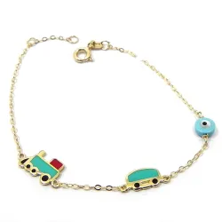 Gold K9 bracelet