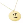 Gold plated  Gemini necklace on silver 925 Gold plated  Gemini necklace on silver 925