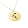 Gold plated Leo necklace on silver 925 Gold plated Leo necklace on silver 925