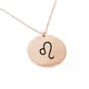 Rose gold plated Leo necklace on silver 925 Rose gold plated Leo necklace on silver 925