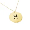 Rose gold plated Pisces necklace on silver 925 Rose gold plated Pisces necklace on silver 925