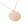 Rose gold plated Virgo necklace on silver 925 Rose gold plated Virgo necklace on silver 925