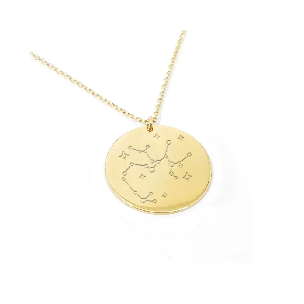 Gold plated Sagittarius necklace on silver 925 Gold plated Sagittarius necklace on silver 925