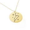 Gold plated Leo necklace on silver 925 Gold plated Leo necklace on silver 925