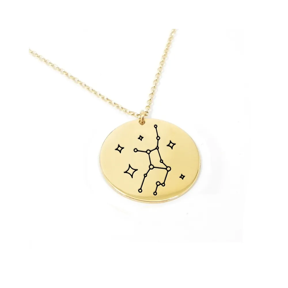 Gold plated Virgo necklace on silver 925 Gold plated Virgo necklace on silver 925