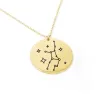 Gold plated Virgo necklace on silver 925 Gold plated Virgo necklace on silver 925