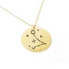Rose gold plated Pisces necklace on silver 925 Rose gold plated Pisces necklace on silver 925