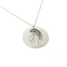 Mommy necklace with a little angel girl