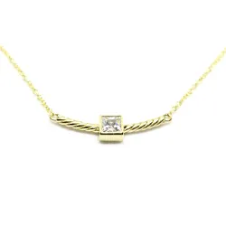 Gold necklace K14