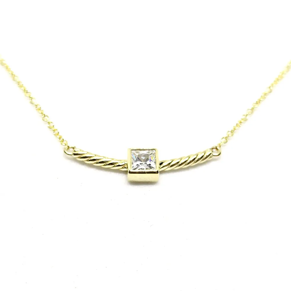 Gold necklace K14
