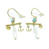 Sterling silver earrings gold plated Sterling silver earrings gold plated