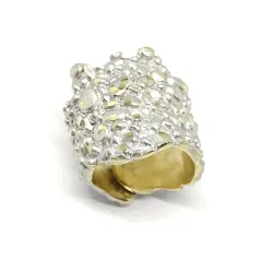 Handmade brass ring