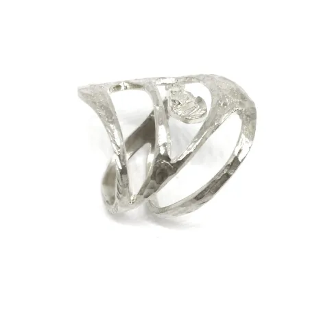 Handmade sterling silver ring