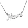 Silver platinum plated necklace with the word Νονα Silver platinum plated necklace with the word Νονα
