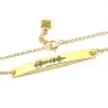 Silver gold plated soundwave bracelet and QRcode on chain end Silver gold plated soundwave bracelet and QRcode on chain end