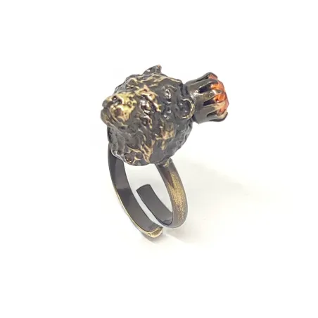 Handmade brass ring