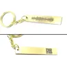 Personal soundwave keychain, personalized waveform keychain