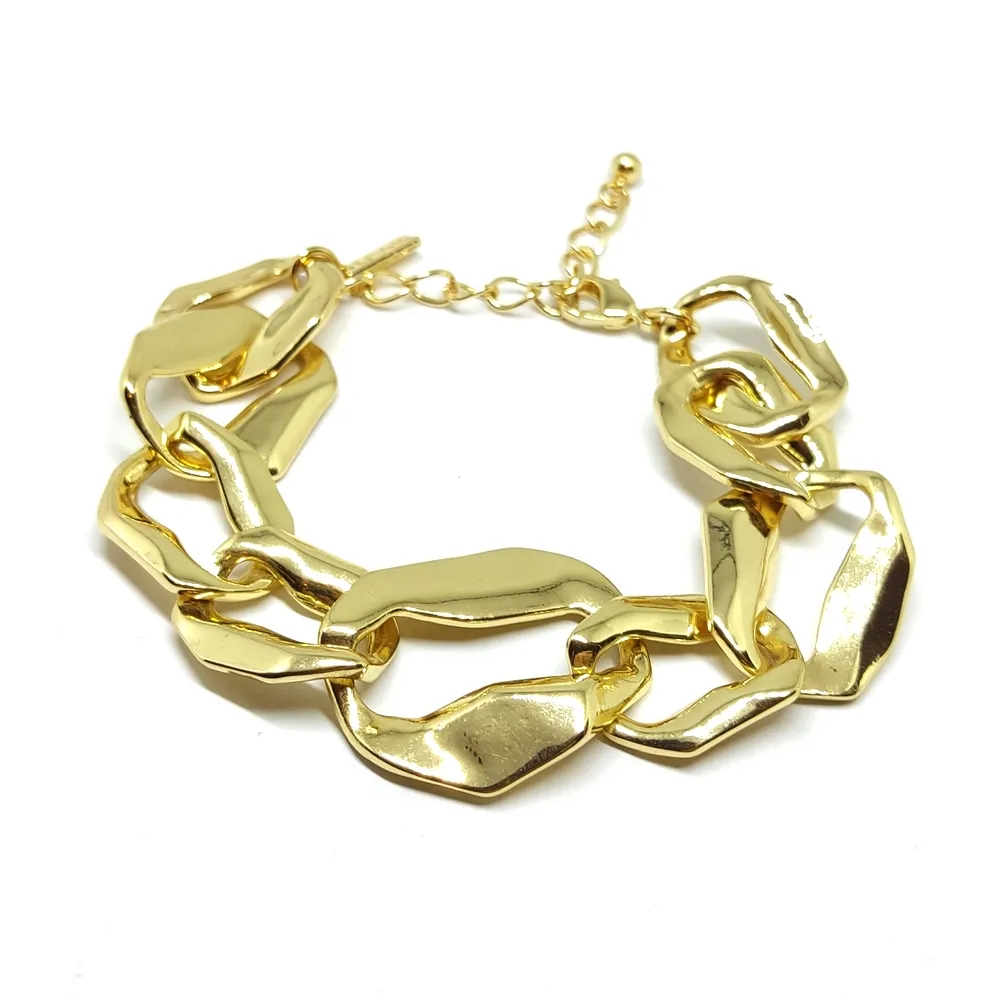 Brass bracelet gold plated Brass bracelet gold plated