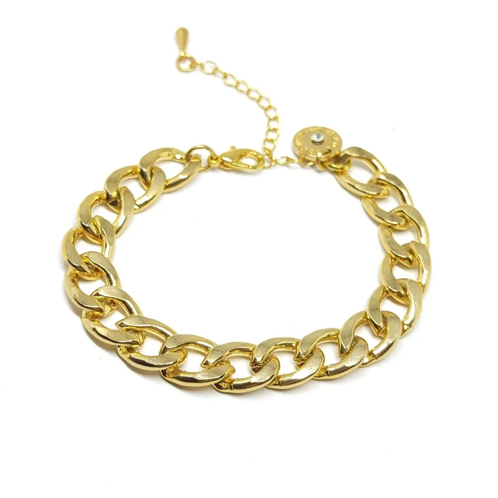 Brass bracelet gold plated Brass bracelet gold plated