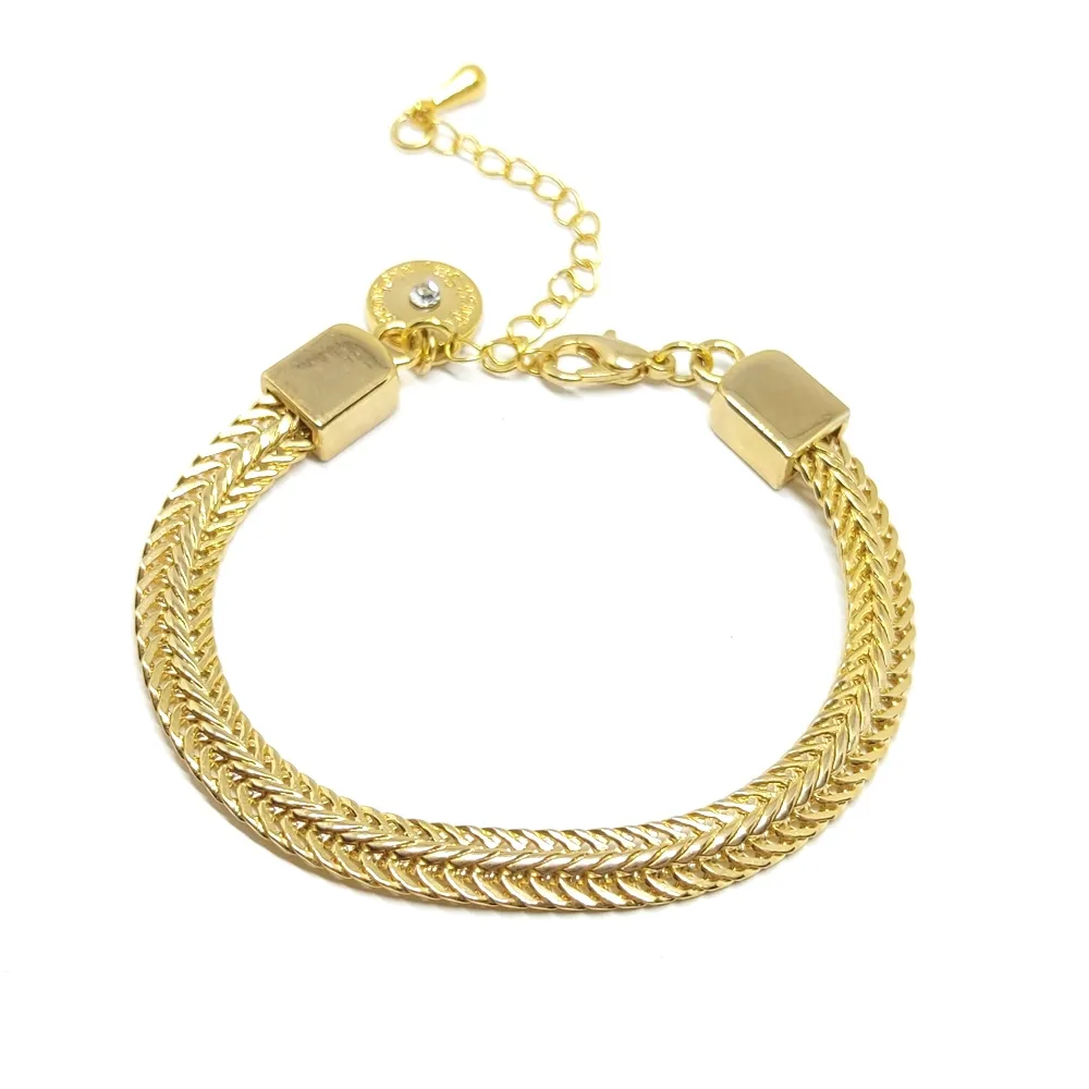 Brass bracelet gold plated Brass bracelet gold plated