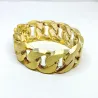 Brass bracelet gold plated