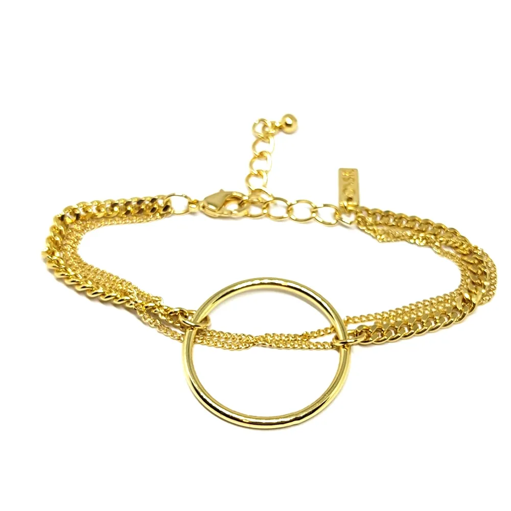 Brass bracelet gold plated Brass bracelet gold plated