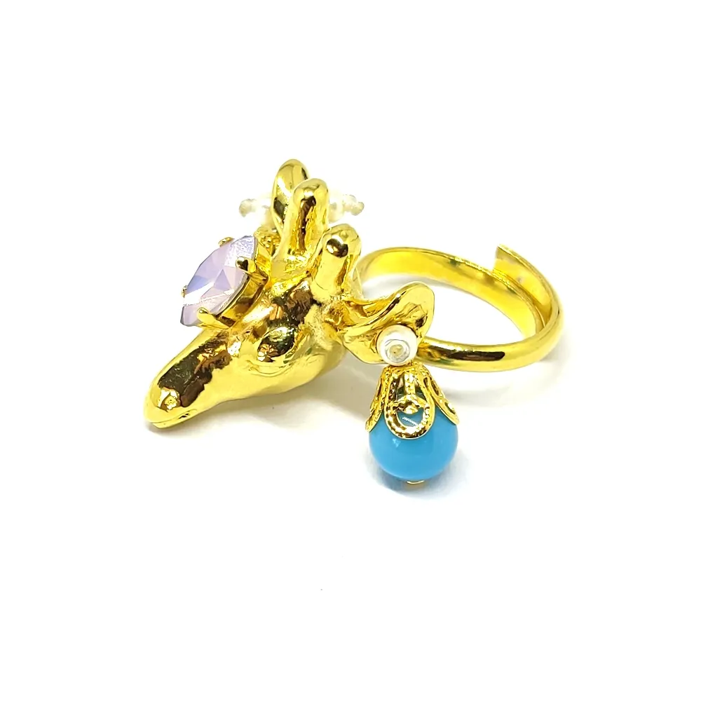 Handmade brassgold plated ring Handmade brassgold plated ring