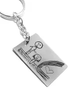 Keychain with Child's Drawing | Personalized | MY KOSMIMA