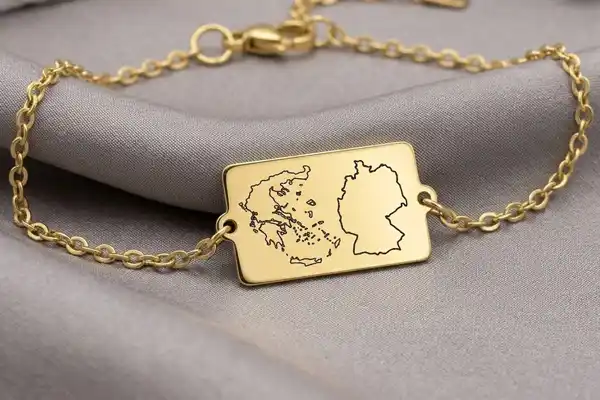 Country-Region map bracelets