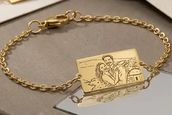 Βραχιόλια με χάραξη φωτογραφίας