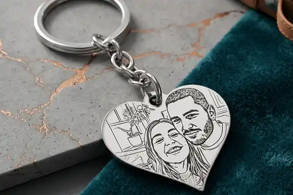 Μπρελόκ με χάραξη φωτογραφίας