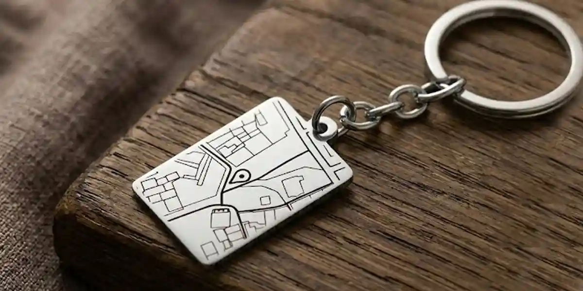 Country-Region map keychains