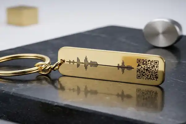 Keychains with soundwave