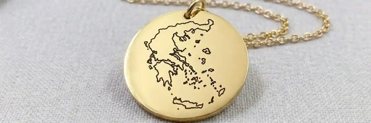 Country-Region map necklaces